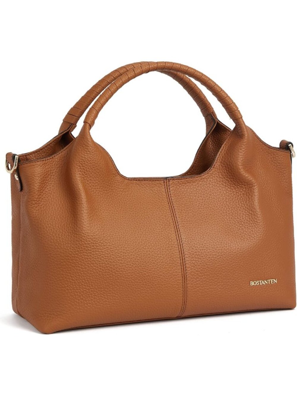 Genuine Leather Satchel Handbag for Women with Adjustable Strap - Stylish